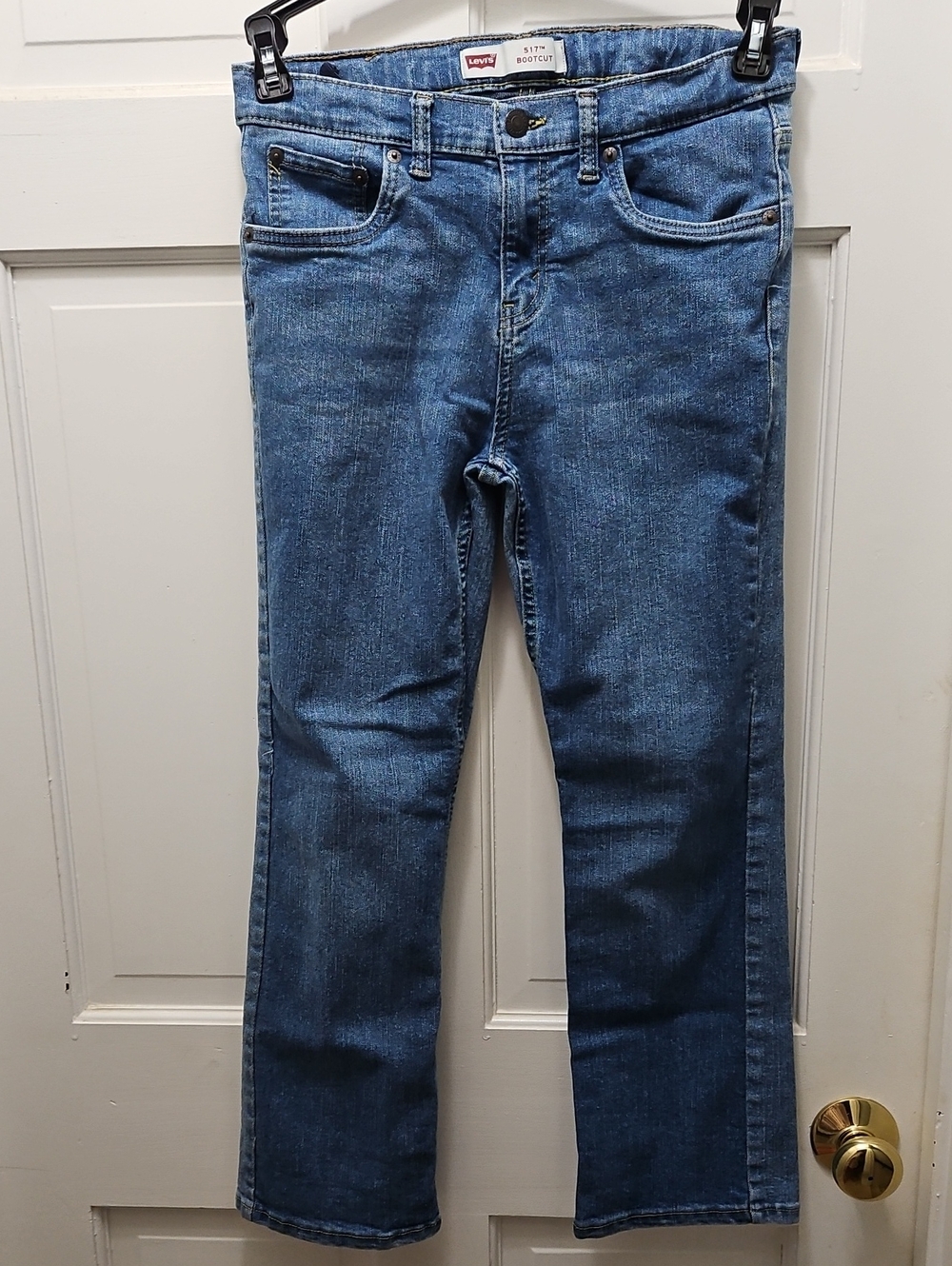 Levi's Boys Blue 517 Bootcut Jeans - Classic Denim Size 14 Boys